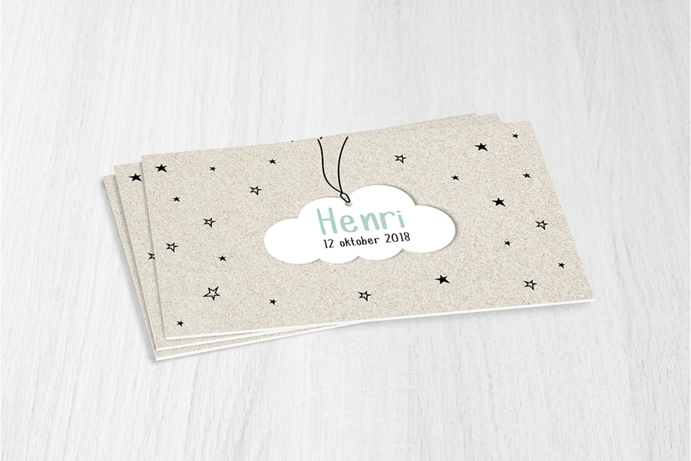 Wolkje met sterretjes